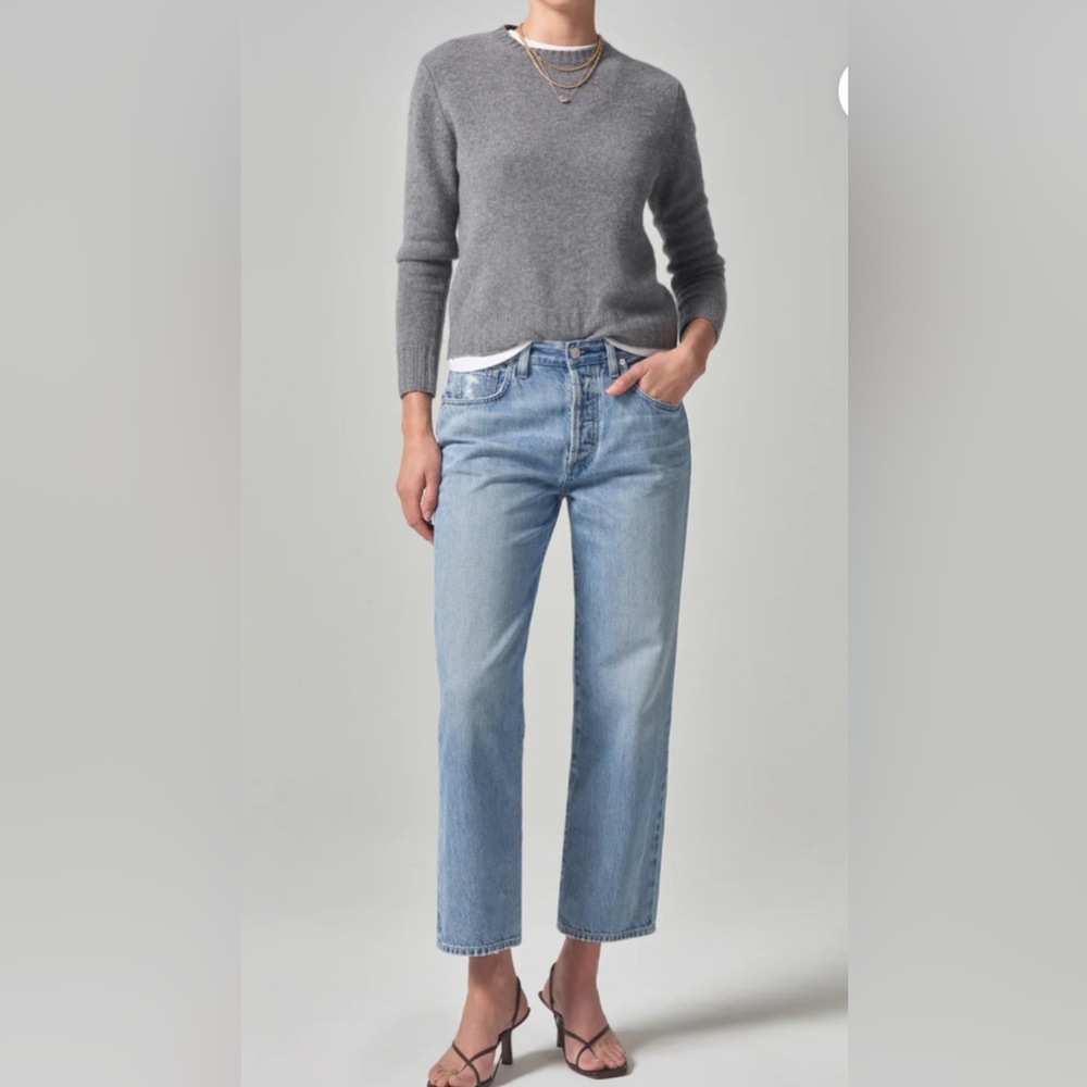 Citizens of Humanity Relaxed Straight Jean Emory Crop